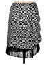 Cinq à Sept 100% Polyester Animal Print Black Casual Skirt Size 6 - photo 1