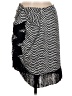 Cinq à Sept 100% Polyester Animal Print Black Casual Skirt Size 6 - photo 2