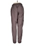 Apana Solid Gray Casual Pants Size M - photo 2