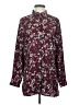 J.Jill 100% Polyester Floral Multi Color Burgundy 3/4 Sleeve Blouse Size S - photo 1