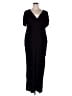 Old Navy 100% Viscose Solid Black Jumpsuit Size XXL (tall) - photo 1