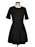 Forever 21 Solid Black Casual Dress Size M - photo 1