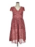 Shein Curve 100% Polyester Hearts Red Casual Dress Size 14 Plus (1) - photo 1