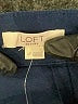 Ann Taylor LOFT Solid Blue Casual Skirt Size 4 Petite - photo 4