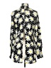 Solid & Striped 100% Polyester Floral Black Long Sleeve Blouse Size XS - photo 2