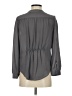 Joie 100% Silk Gray Long Sleeve Silk Top Size XS - photo 2