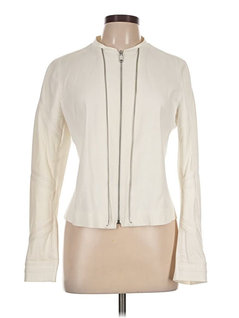 Pre-owned Elie Tahari Jacket In Ivory