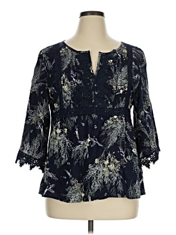 Hazel 3/4 Sleeve Blouse (view 1)