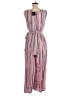 Towne Stripes Pink Jumpsuit Size L - photo 2
