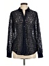 JM Collection Black Long Sleeve Blouse Size M - photo 1