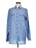 Lands' End Stripes Blue Long Sleeve Button-Down Shirt Size M (tall) - photo 1