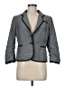 OBR 100% Cotton Chevron-herringbone Gray Blazer Size M - photo 1