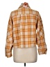 For The Republic Plaid Orange Jacket Size M - photo 2