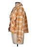 For The Republic Plaid Orange Jacket Size M - photo 5