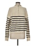 Shein Stripes Ivory Pullover Sweater Size 6 - photo 1