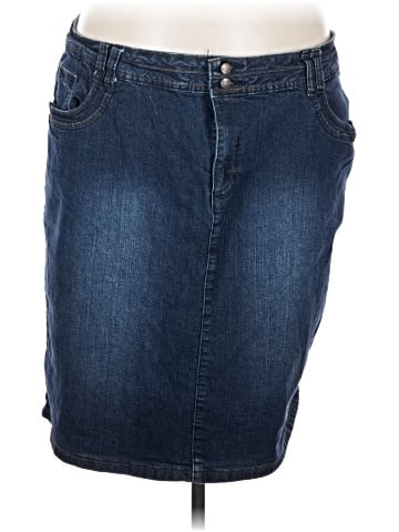 George Denim Skirt (view 1)