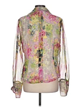 Jones New York Collection Long Sleeve Silk Top (view 2)
