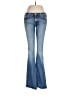 Red Engine 100% Cotton Hearts Blue Jeans Size 29 waist - photo 1