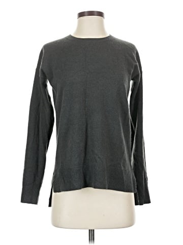 Aqua Cashmere Pullover Sweater (view 1)