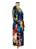 Bluebell Tropical Blue Cocktail Dress Size L (estimated) - photo 4