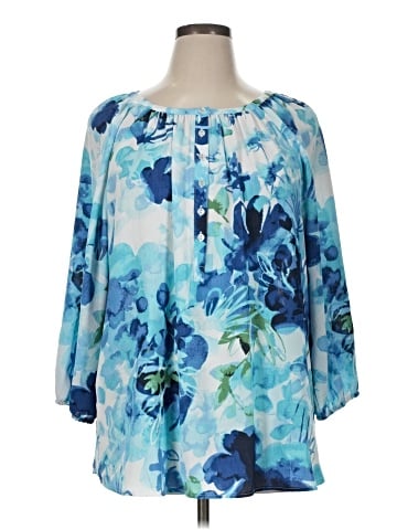 Allison Daley 3/4 Sleeve Blouse (view 1)