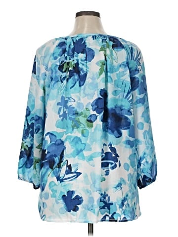 Allison Daley 3/4 Sleeve Blouse (view 2)