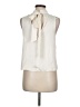 Joe's Jeans 100% Polyester Ivory Sleeveless Blouse Size M - photo 2