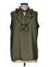 Cato 100% Polyester Green Sleeveless Blouse Size L - photo 1