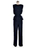 BCBGMAXAZRIA 100% Polyester Solid Blue Jumpsuit Size M - photo 2