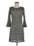 Papillon Tweed Gray Casual Dress Size M - photo 1