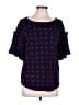 Ann Taylor Blue Short Sleeve T-Shirt Size M - photo 1
