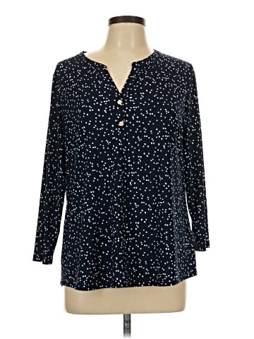 Anne Klein 3/4 Sleeve Blouse (view 1)