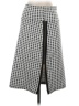Garnish 100% Polyester Houndstooth Gray Formal Skirt Size S - photo 1