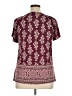 Style&Co Burgundy Short Sleeve Blouse Size XL - photo 2