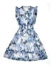 Aqua 100% Polyester Print Blue Dress Size 9 - 10 - photo 1