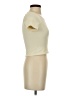 OQQ Ivory Short Sleeve Turtleneck Size S - photo 4