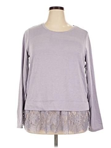 Simply Vera Vera Wang Long Sleeve Top (view 1)