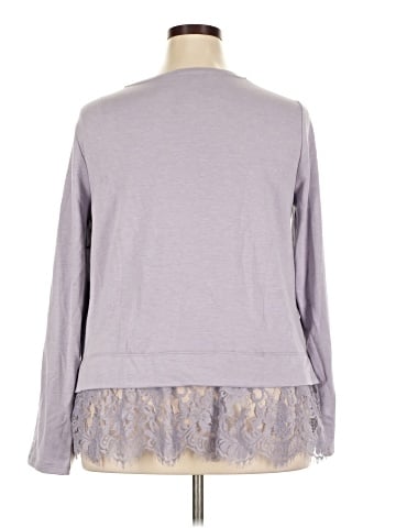Simply Vera Vera Wang Long Sleeve Top (view 2)