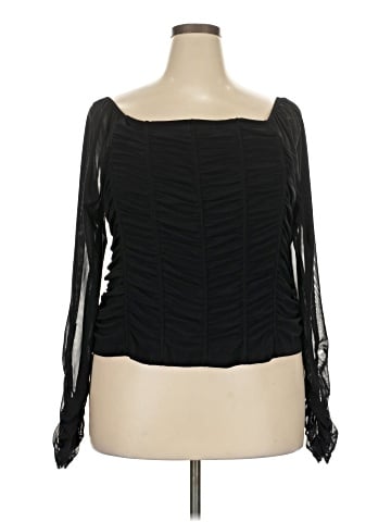Ashley Stewart Long Sleeve Blouse (view 1)