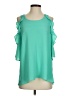 Umgee Teal Sleeveless Blouse Size S - photo 1