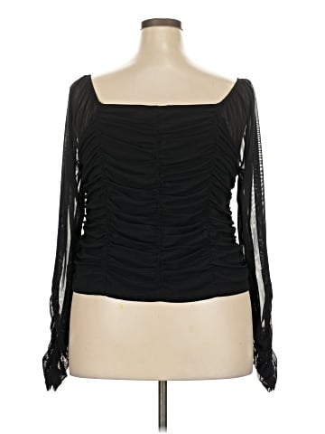 Ashley Stewart Long Sleeve Blouse (view 2)