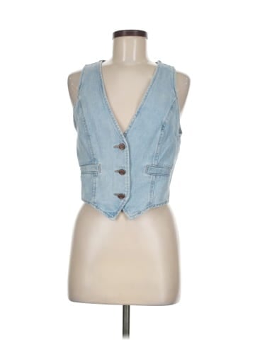 Happily Grey Denim Vest (view 1)