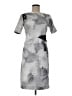 ECI Graphic Gray Casual Dress Size 6 - photo 1