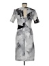 ECI Graphic Gray Casual Dress Size 6 - photo 2
