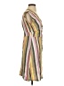 Ann Taylor LOFT 100% Viscose Stripes Yellow Casual Dress Size 00 - photo 4