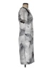ECI Graphic Gray Casual Dress Size 6 - photo 4