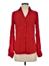 Express 100% Polyester Red Long Sleeve Blouse Size XS - photo 1
