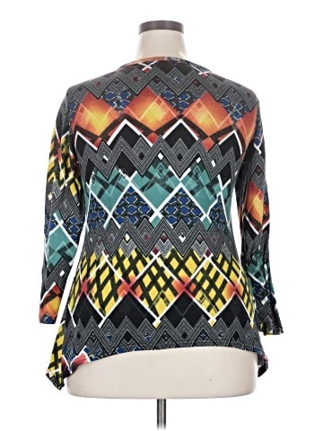 Victoria 3/4 Sleeve Top (view 2)