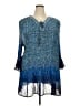 Catherines 100% Polyester Blue 3/4 Sleeve Blouse Size 5X - photo 1