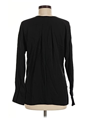 Vince. Long Sleeve Silk Top (view 2)